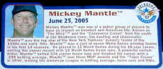1998 Mickey Mantle Dedication Statue Oklahoma Redhawks