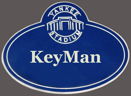 Yankee Stadium Legends Hospitality Vendor Name Tag