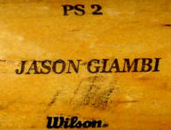 Jason Giambi Game Used SAM PS 2 Bat