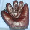 Grover Alexander split finger baseball glove