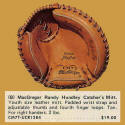 1970 MacGregor CM72 Randy Hudley Catchers Mitt