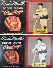 Reproduction Fantasy Mickey Mantle Glove Tag
