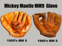 Rawlings MM 9 Mickey Mantle Baseball Glove