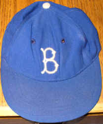 Brooklyn Dodgers Professional Model Hat circa 1956