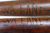 W.H. Gunlocke Chair Co. Wa-Land Baseball Bats