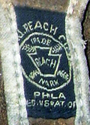 1910 era Reach Glove Label