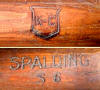 1918 WWI War Chest Spalding 'K-C' Knights Of Columbus Baseball Bat