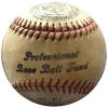 Rawlings No. R1 Professional Base Ball Fund WWII "Baseball Equipment Fund" Baseball