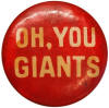 Perfection Cigarettes OH, YOU GIANTS Premium Pinback buttons