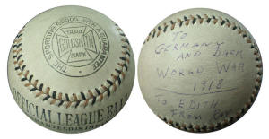 1918 Goldsmith No. 97 Official League Baseball