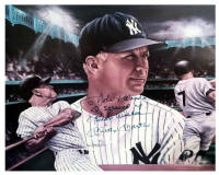 I screwed up Mickey Mantle autographed photo. 