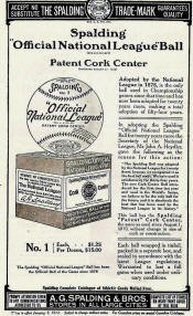 1912 Spalding Guide Baseball advertising
