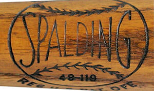 1950s-1960s Spalding Bat Manufacturing Period