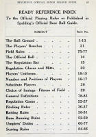1916 Spalding's Official Baseball Rules 