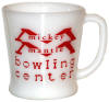 Mickey Mantle Bowling Center Coffee Cup