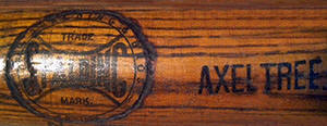 1900-1905 ea Spalding Axel Tree Bat