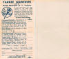 1950 New York Yankee Souvenir Mail Order Card