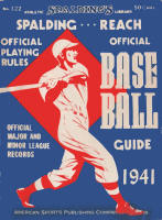 1941 Spalding Reach Official Base Ball Guide
