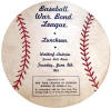 1943 Baseball War Bond League Program
