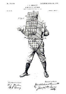 1904 patent Base Ball Catcher gear