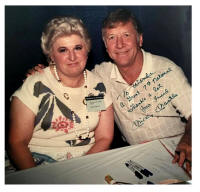 Promoter Wanda Marcus and Mickey Mantle 