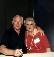Wanda Marcus with Whitey Ford
