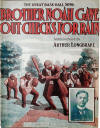 1907 "Brother Noah Gave Out Checks For Rain" Sheet Music