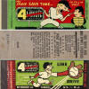  	1937-1940 Port Authority Free Travel Aids Sport Schedules Baseball Matchbook Covers