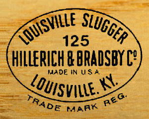 1930 - 1947 Louisville Slugger Bat Label Manufacturing Period