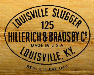 1948 - 1964 Louisville Slugger Bat Label Manufacturing Period