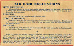 Air Raid Regulations 