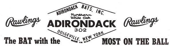 Adirondack - Rawlings Baseball Bat Dating Guide