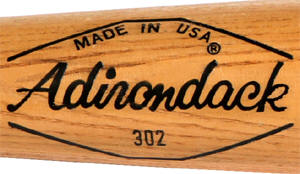 1971-1979 Adirondack Baseball Bat Label