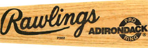 1986-1990 Rawlings Adirondack Baseball Bat Label