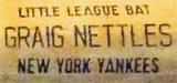 1976 Yankees Bat Day Bat