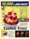 1956 Tastee-Freez Baseball Player Statue Coloring Contest Life Magazine Advertisement 