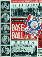 1939 Spalding's Official Base Ball Guide