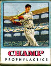 1950's Ted Williams Champ Prophylactics