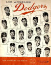1958 Los Angeles Dodgers Inaugural Season Official Score Card