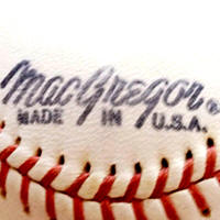 1961 MacGregor Baseball Logo