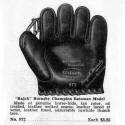 1934 Wilson 972 Rajah Hornsby Fielder's Glove