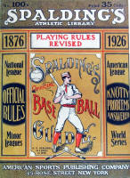 1926 Spalding Baseball Guide