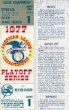 1977 American League Championship Series - ALCS Ticket Stub