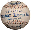 1910 Reach Official American League Baseball