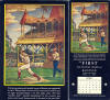 1941 Red Stockings Baseball First National Bank of Boston Advertising Trade Card/Ink Blotter