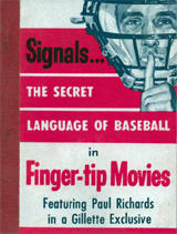 1957 Gillette Signals The Secret Language of Baseball 