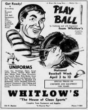 1948 National Baseball Week Ad