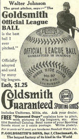 1914 Goldsmth Baseball ad