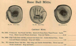 1904 Victor Catcher's Mitts