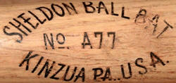 Sheldon Handle Co Ball Bat